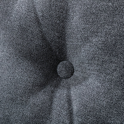 Living Room Chair Lazy Recliner Comfortable Fabric High Back Armchair- Antique Gray