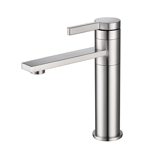 Single Handle Sink Vanity Bathroom Faucet - Brushed Nickel