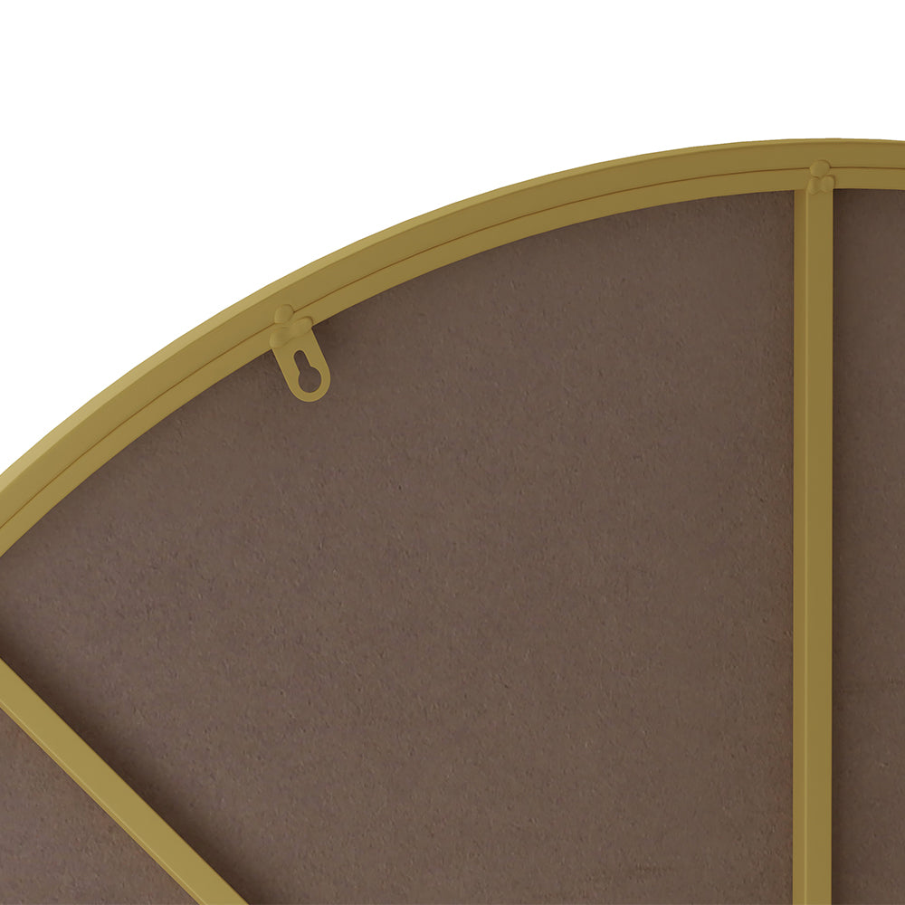 42-Inch Metal Framed Mirror - Gold