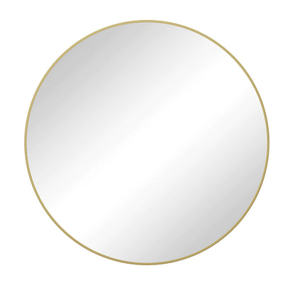 42-Inch Metal Framed Mirror - Gold