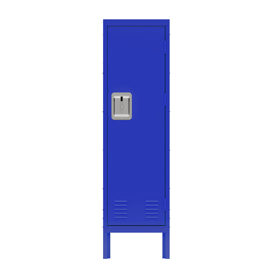 Retro Tall Metal Locker - Blue