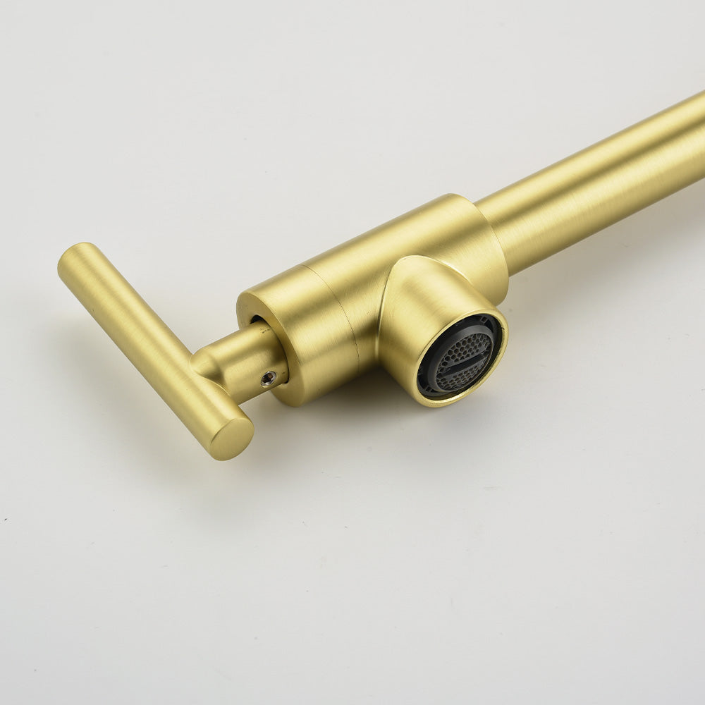 Pot Filler Faucets Both Hot Cold Water - Gold