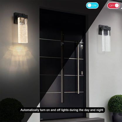 LED Crystal Wall Lamp - Waterproof, Outdoor