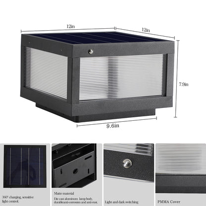 Solar Wall Lamp with Dimmable LED