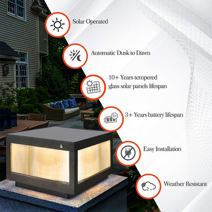 Solar Wall Lamp with Dimmable LED