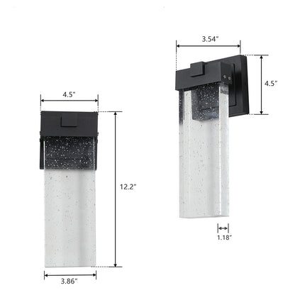 LED Crystal Wall Lamp - Waterproof, Outdoor