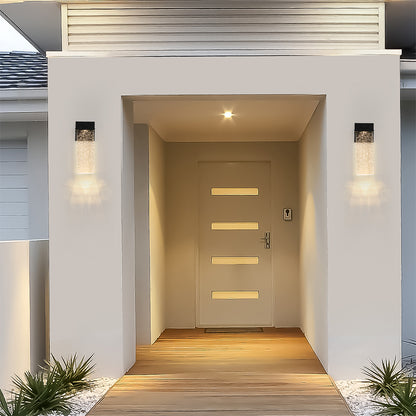 LED Crystal Wall Lamp - Waterproof, Outdoor