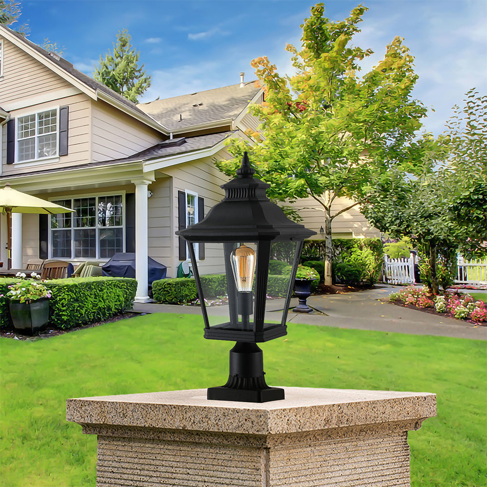 Glass Column Headlights - Outdoor