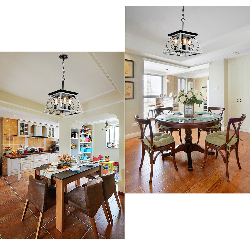 4-Light Farmhouse Chandelier