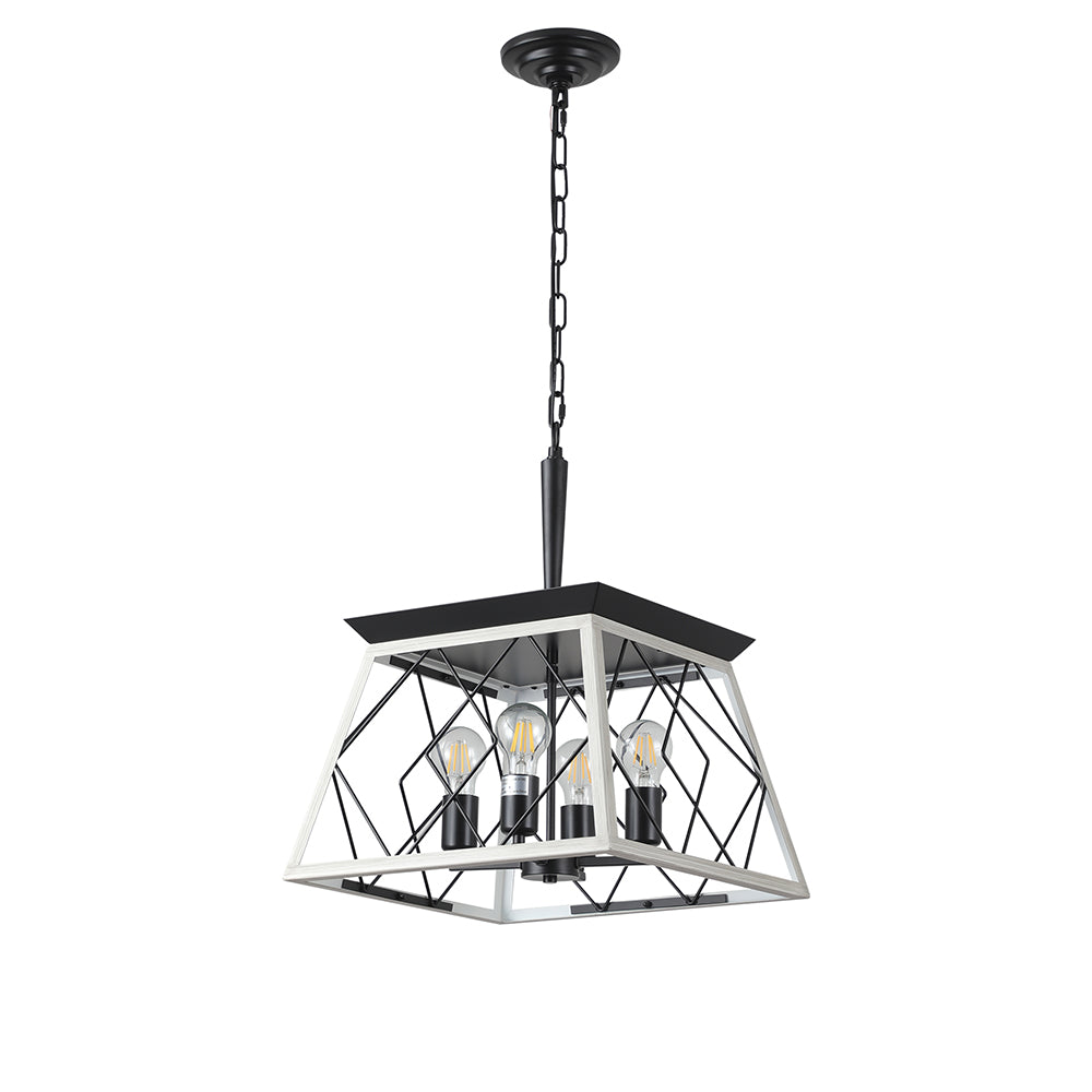 4-Light Farmhouse Chandelier