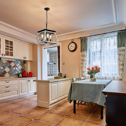 4-Light Farmhouse Chandelier