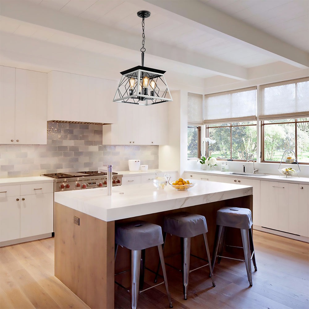 4-Light Farmhouse Chandelier