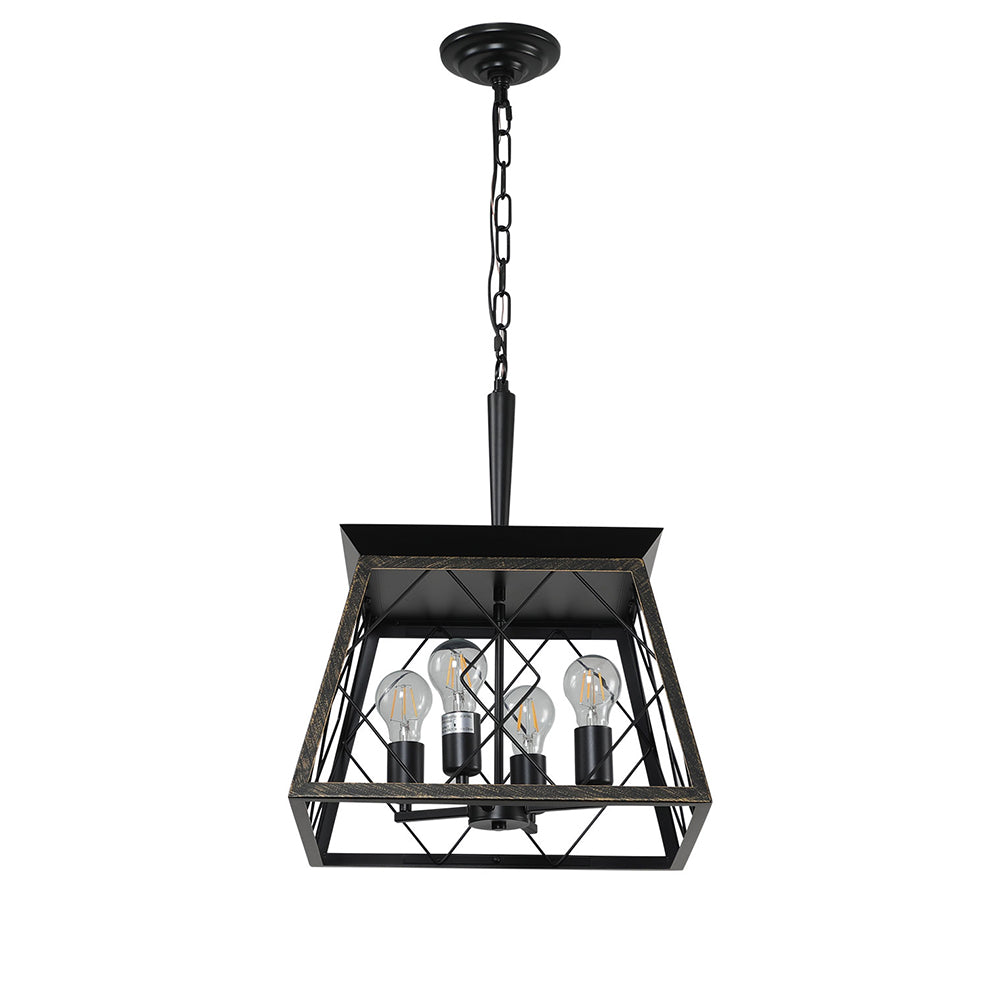 4-Light Vintage Farmhouse Chandelier