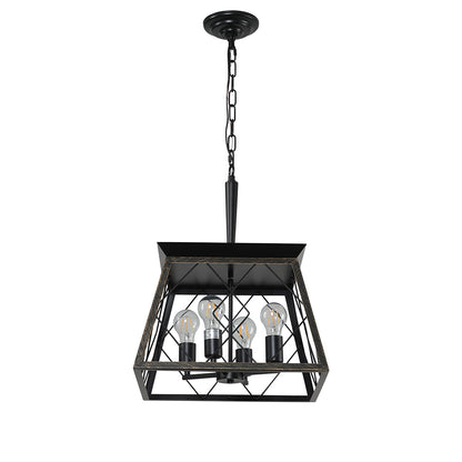 4-Light Vintage Farmhouse Chandelier