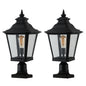 Glass Column Headlights - Outdoor