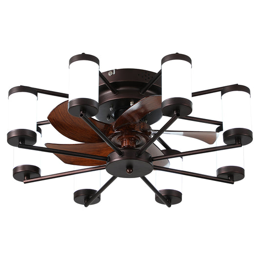 21.7 Inch Flush Mount Ceiling Fan with Remote