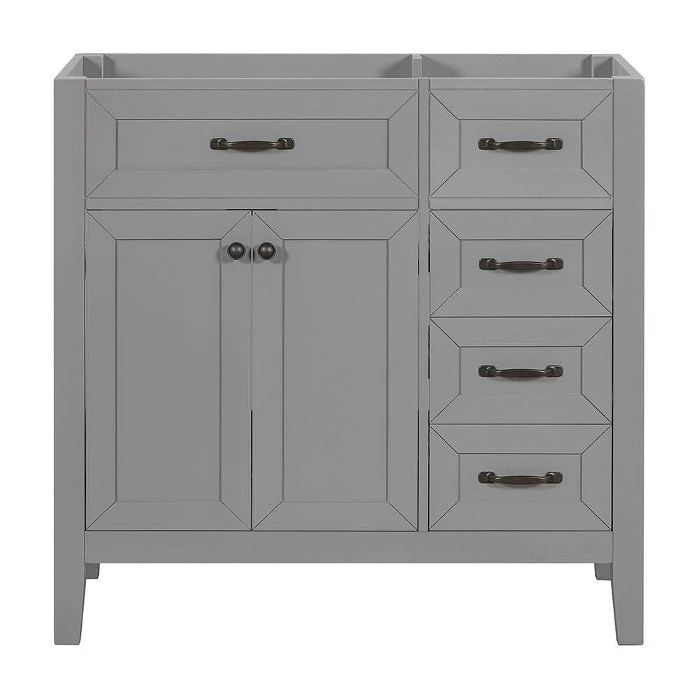 Bathroom Vanity Base - Grey