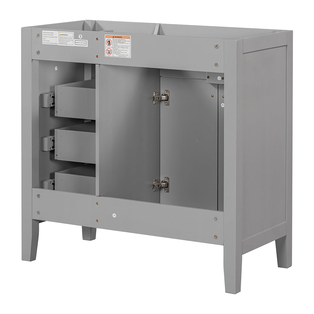 Bathroom Vanity Base - Grey