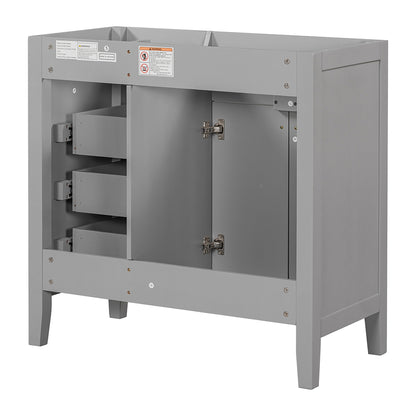 Bathroom Vanity Base - Grey