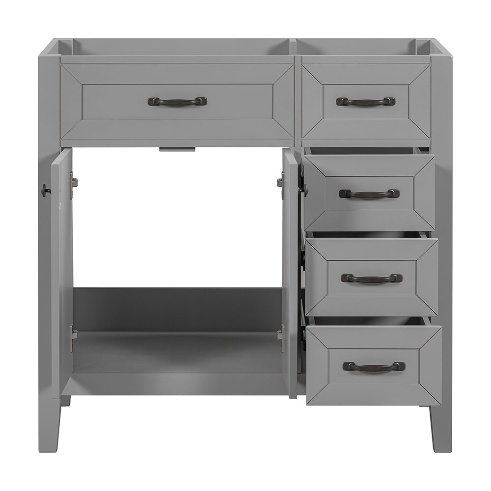 Bathroom Vanity Base - Grey