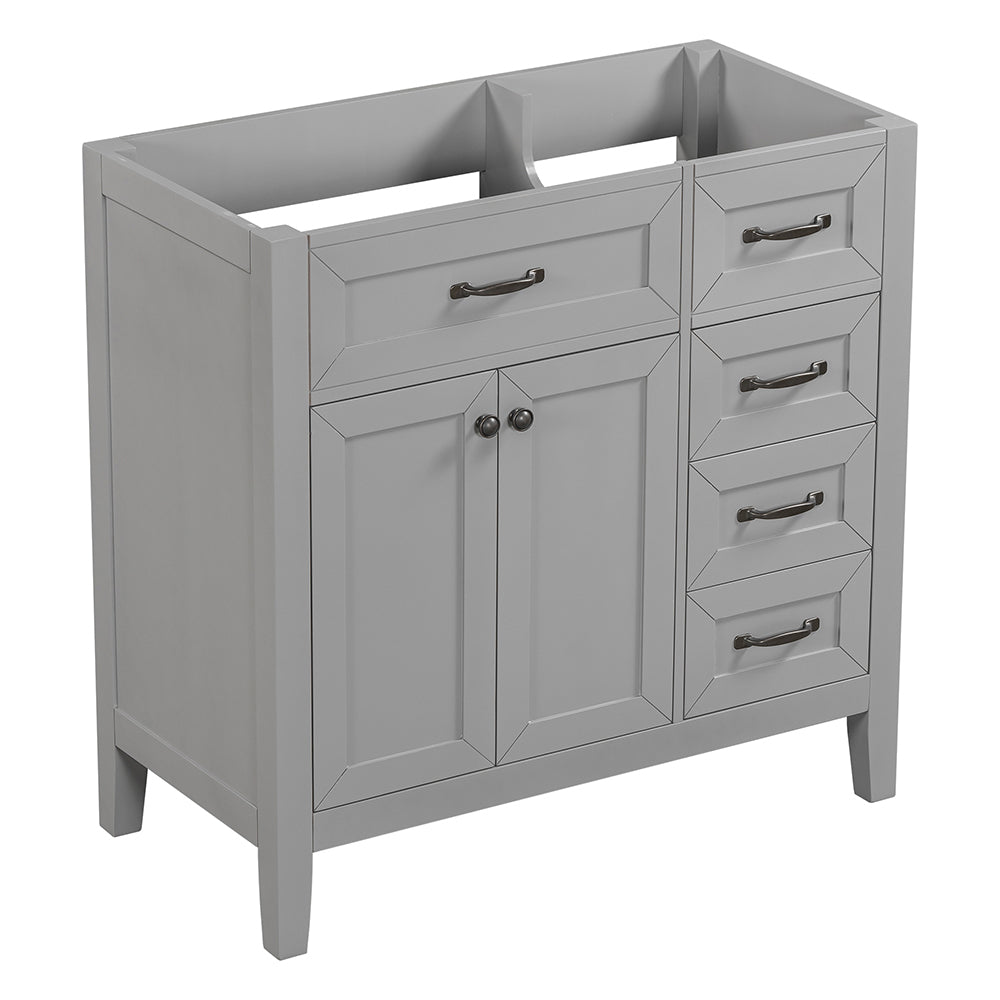 Bathroom Vanity Base - Grey