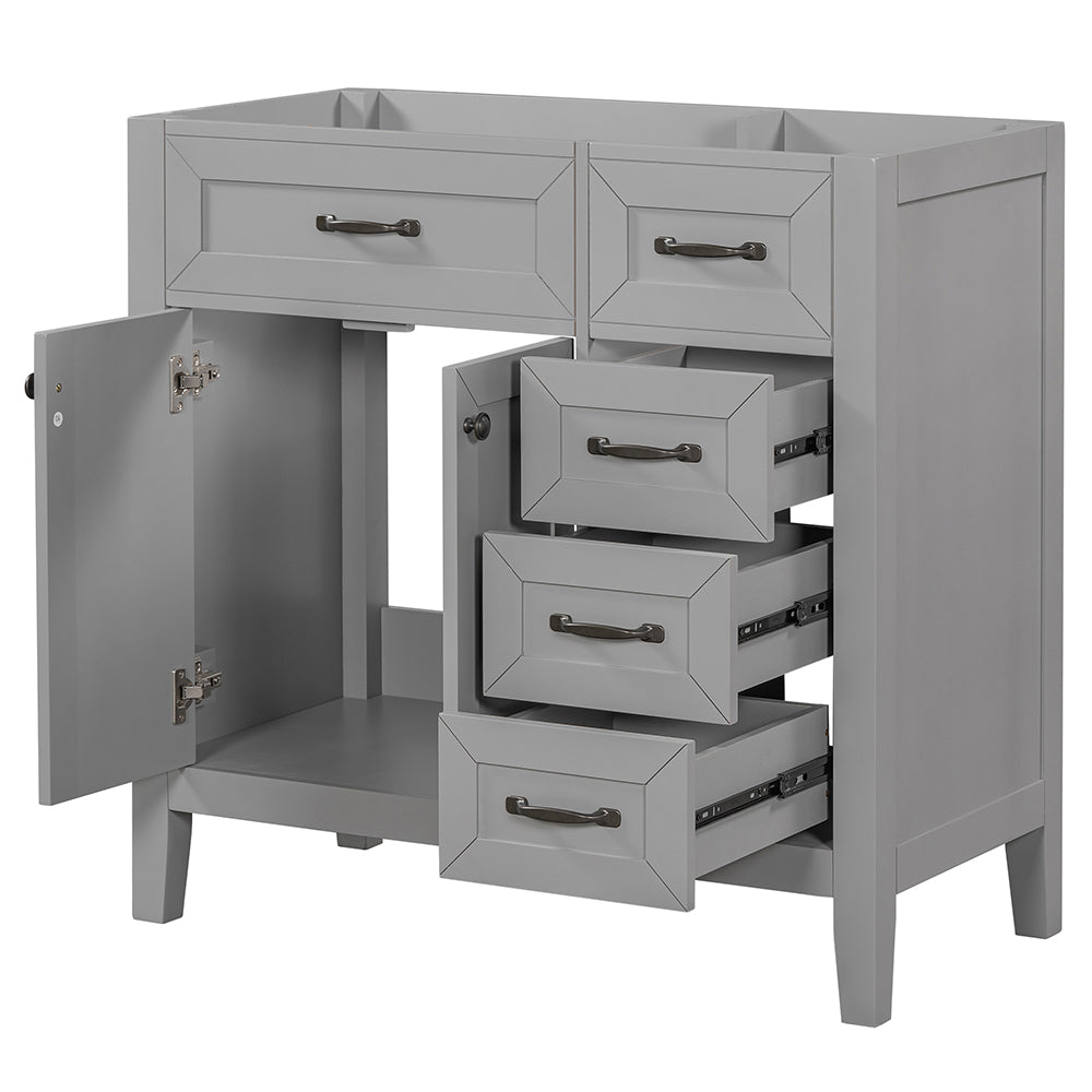 Bathroom Vanity Base - Grey