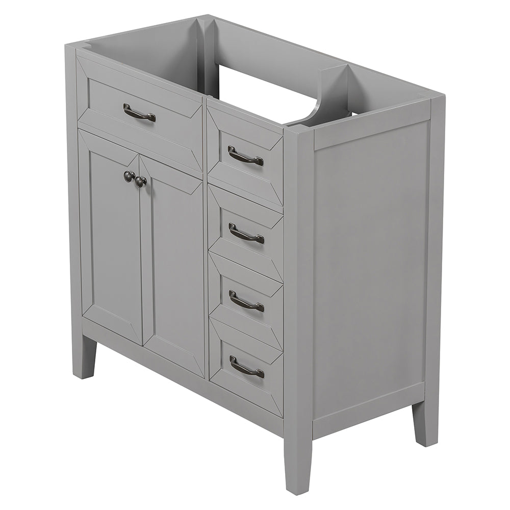 Bathroom Vanity Base - Grey