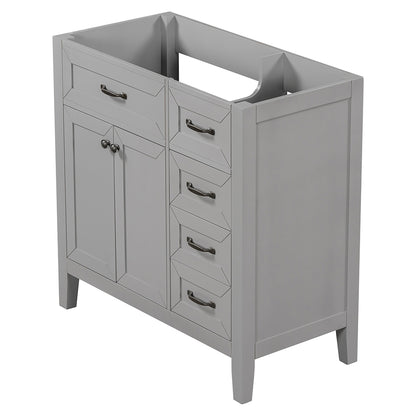 Bathroom Vanity Base - Grey
