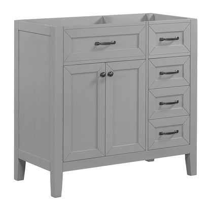 Bathroom Vanity Base - Grey
