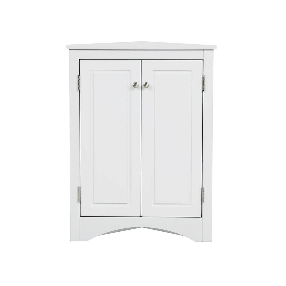 Triangle Freestanding Cabinet - White
