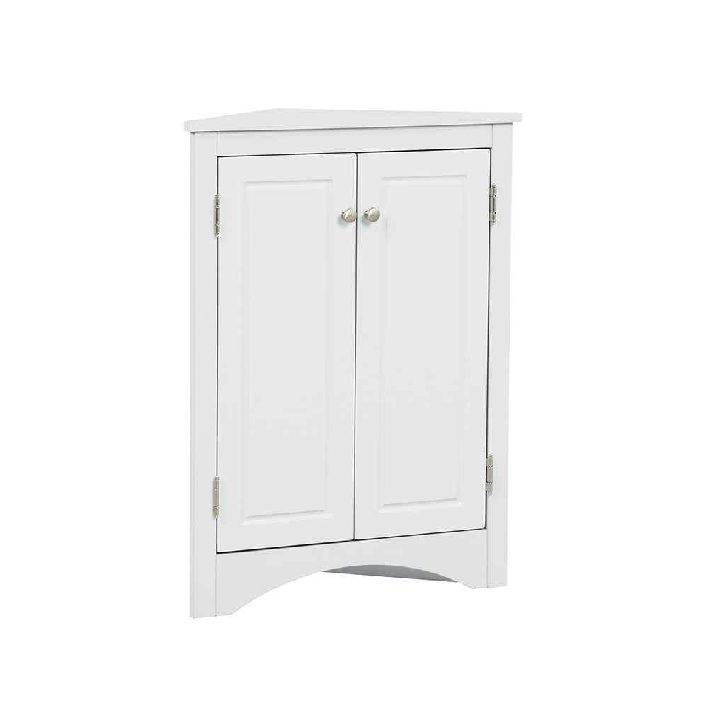 Triangle Freestanding Cabinet - White