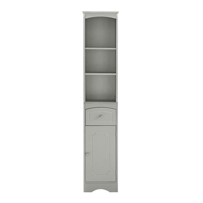 Tall Freestanding Bathroom Cabinet - Grey