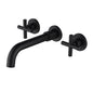 Bathroom Faucet Wall Mounted Bathroom Sink Faucet - Black
