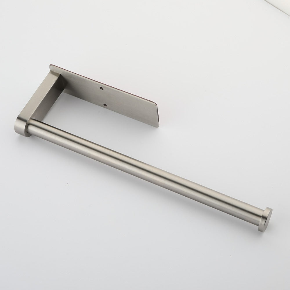 Paper Towel Holder Set 12-Inch 2 Pack Versatile Under Cabinet Mounting - Brushed Nickel