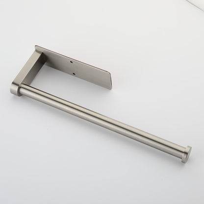 Paper Towel Holder Set 12-Inch 2 Pack Versatile Under Cabinet Mounting - Brushed Nickel