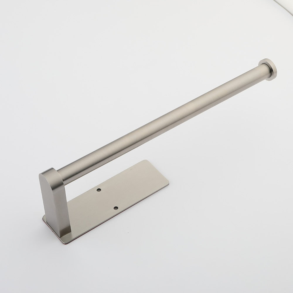 Paper Towel Holder Set 12-Inch 2 Pack Versatile Under Cabinet Mounting - Brushed Nickel