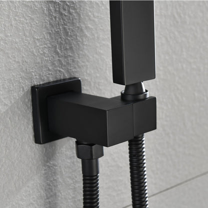 Wall-Mounted Rain Shower Head System with 12 x 20 Shower Niche