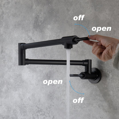 Wall Mount Pot Filler Faucet