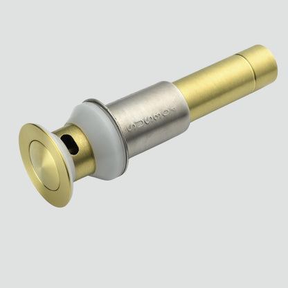 Brushed Gold 4" 2-Handle Centerset Bathroom Faucet