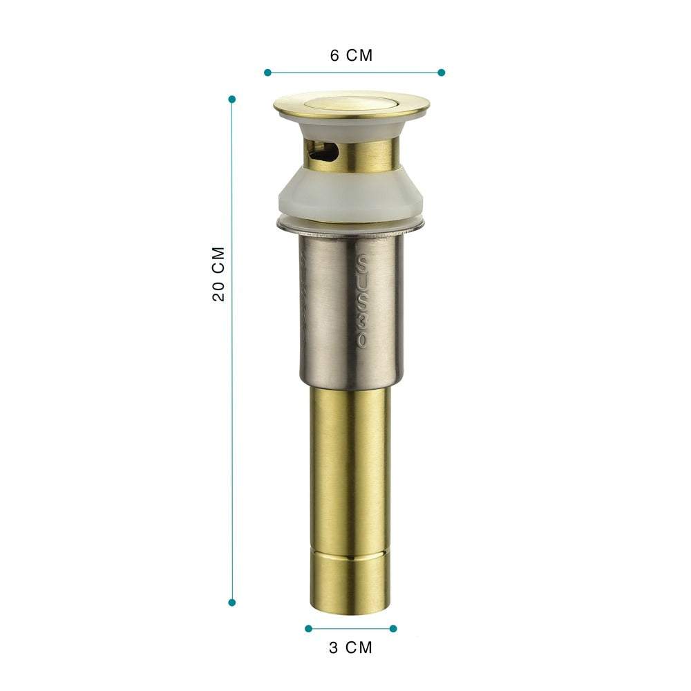 Brushed Gold 4" 2-Handle Centerset Bathroom Faucet