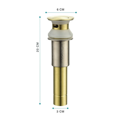 Brushed Gold 4" 2-Handle Centerset Bathroom Faucet