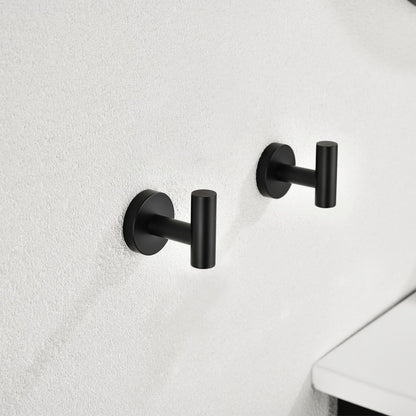6-Piece Stainless Steel Wall Mount Bathroom Towel Rack Set