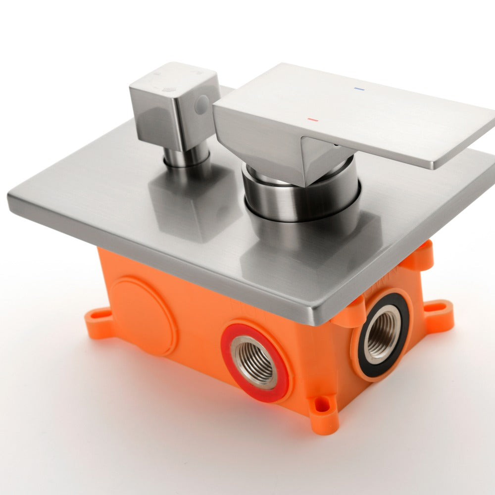 3-Way Pressure Balance & Solid Brass