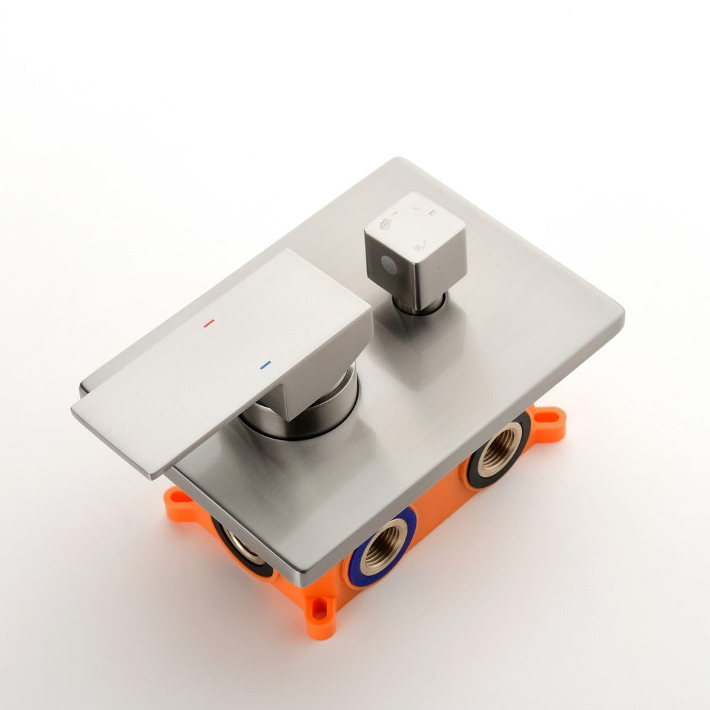 3-Way Pressure Balance & Solid Brass