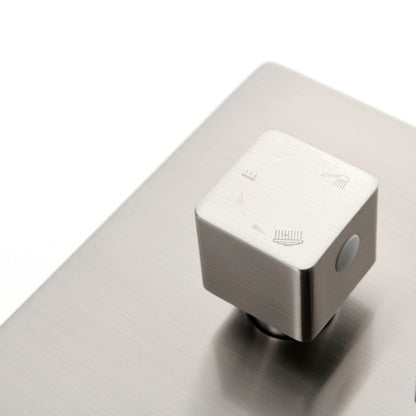 3-Way Pressure Balance & Solid Brass