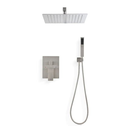 Ceiling Shower System Handheld & 12" Head