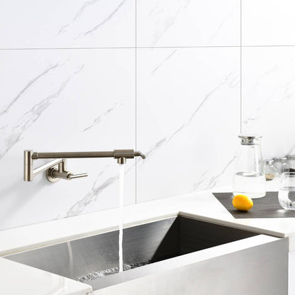 Wall-Mount Pot Filler Faucet