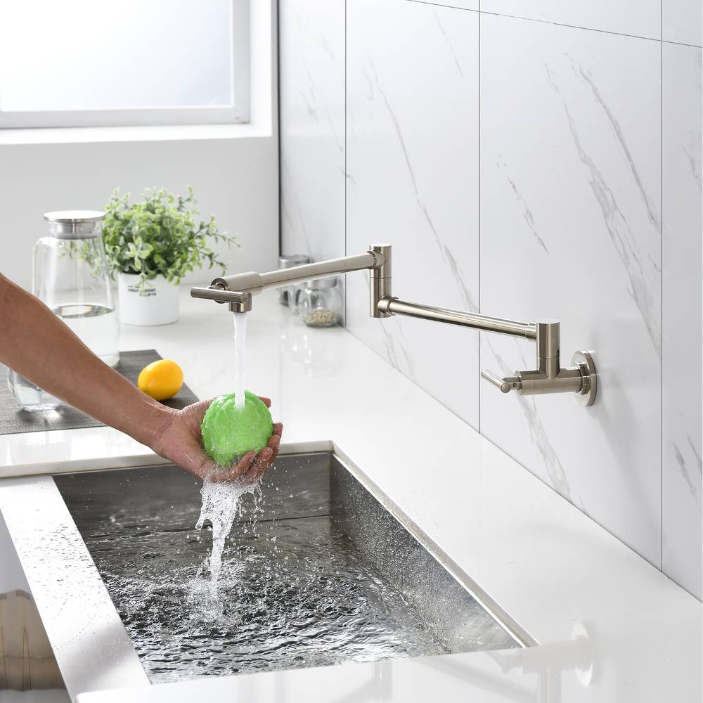 Wall-Mount Pot Filler Faucet