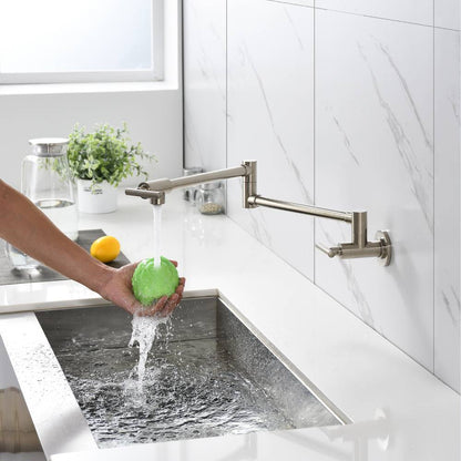 Wall-Mount Pot Filler Faucet