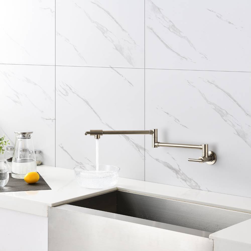 Wall-Mount Pot Filler Faucet